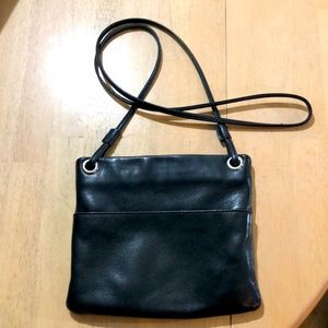 Leather shoulder purse